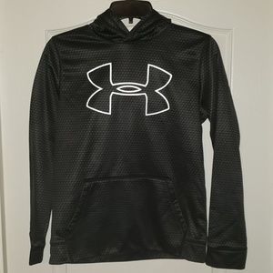 Like new Boys YL Under Armour hooded sweatshirt.